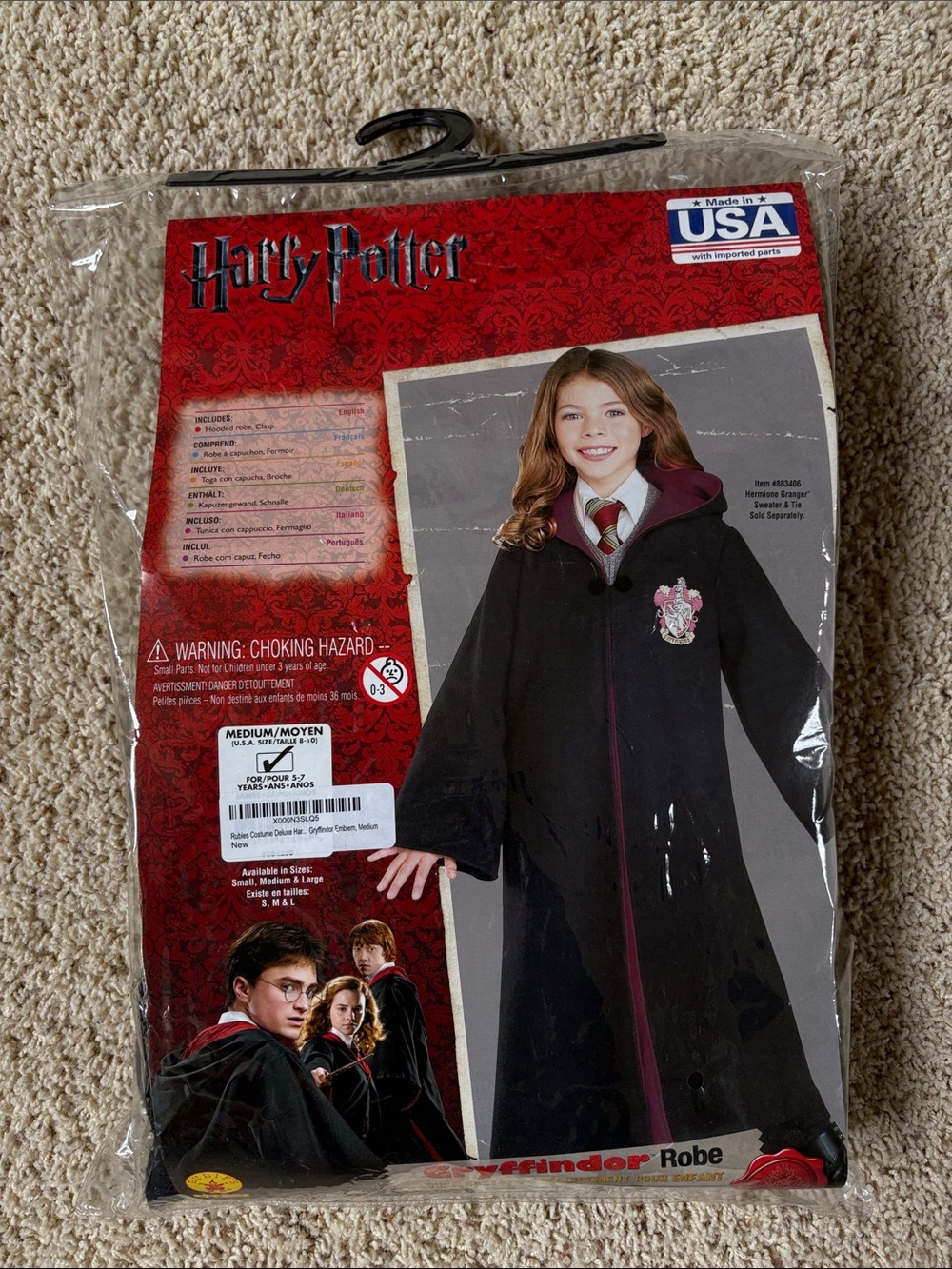 Harry Potter Gryffindor Robe Kids Medium